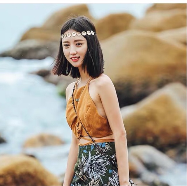 [HCM][Mã FAGREEN55 giảm 10% đơn 99K] Bờm tóc bohemian - Vòng đội đầu boho - head chain boho style