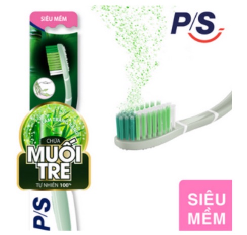 [HCM]Bàn chải đánh răng P/S muối than tre