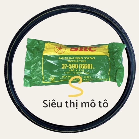 Săm hoặc lốp xe đạp 26x 1.3/8 ( 37-590/660)