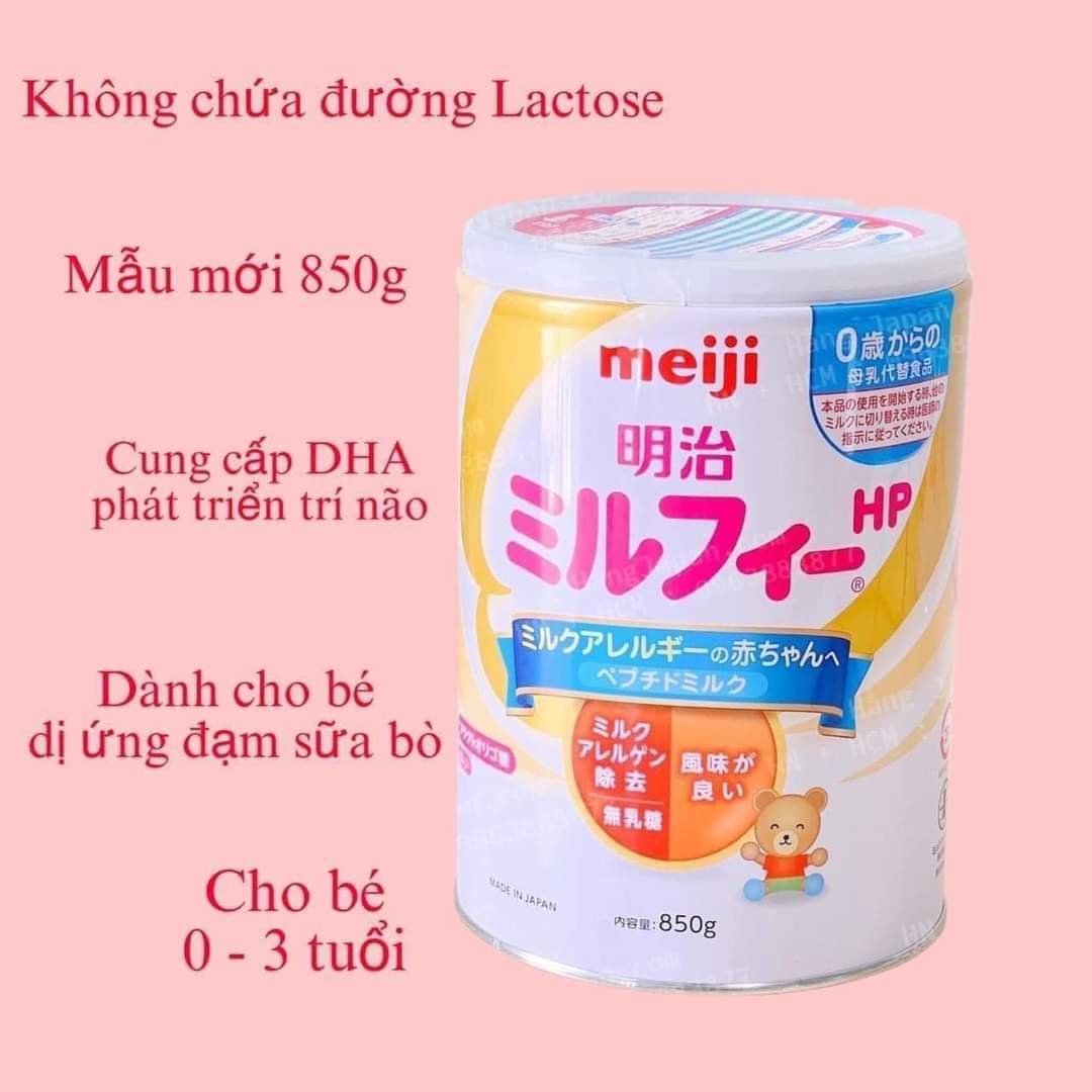Sữa Meiji Hp cho bé dị ứng đạm bò