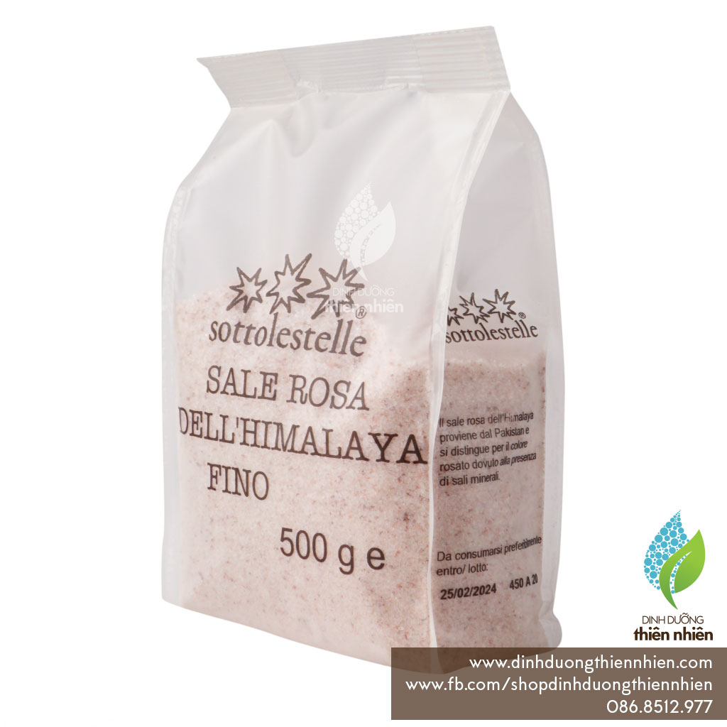 Muối Hồng Himalaya Sottolestelle Pink Salt, 500g