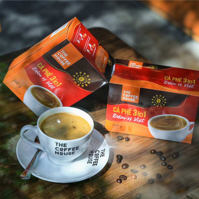 The Coffee House cà phê sữa đá hoà tan 3 in 1 (Túi 40 gói x 16g)