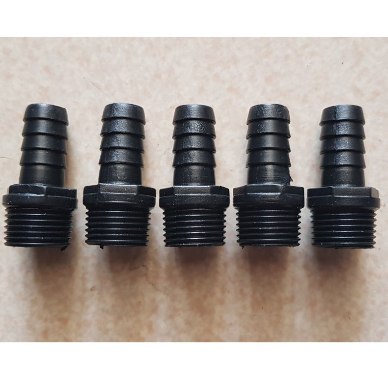 Nối ren ngoài 21 ra ống LDPE 16mm