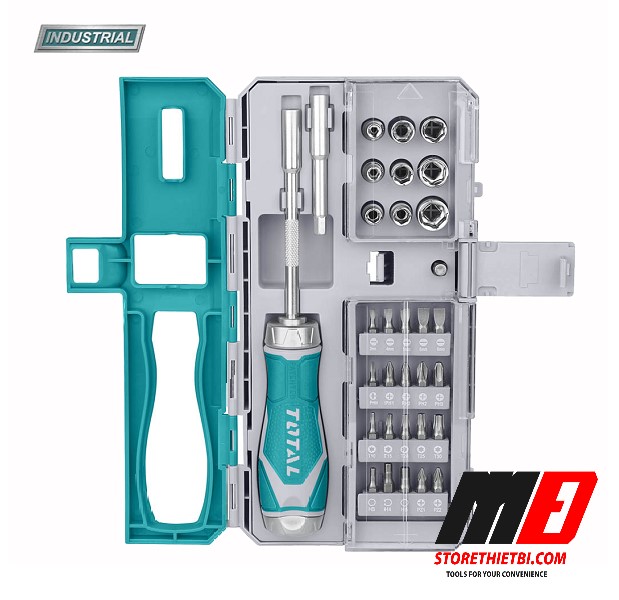 [HCM]Bộ mũi vít 33 chi tiết Total TACSD30336