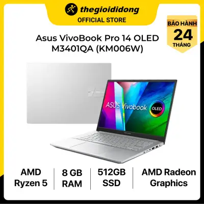 Laptop Asus M3401QA R5 5600H/8GB/512GB/14