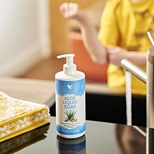 facial cleanser and hand aloe liquid soap 633flp 473ml