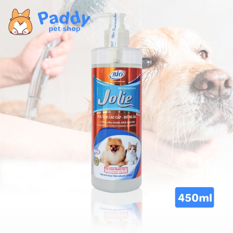 Sữa Tắm Dưỡng Da Và Lông Cho Chó Mèo Bio-Shampoo 4 Jolie 450ml