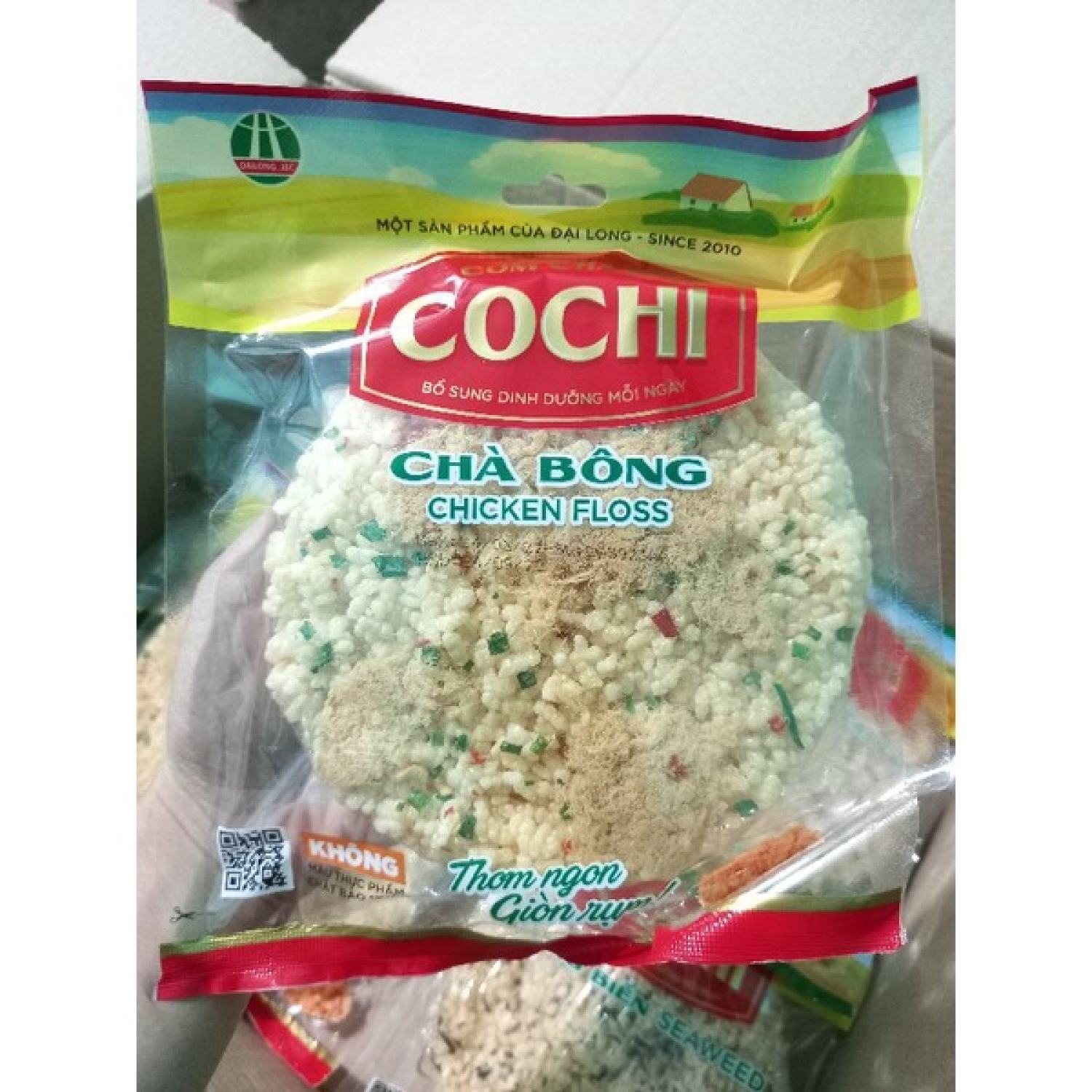 (bán sỉ) Cơm cháy chà bông hành Cochi 65g