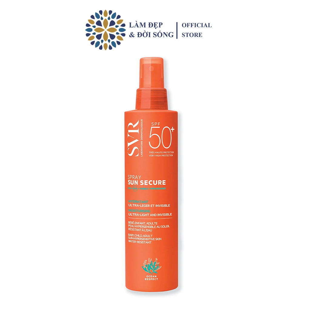 Chống nắng dạng xịt SVR Sun Secure Spray SPF50+ 200ml