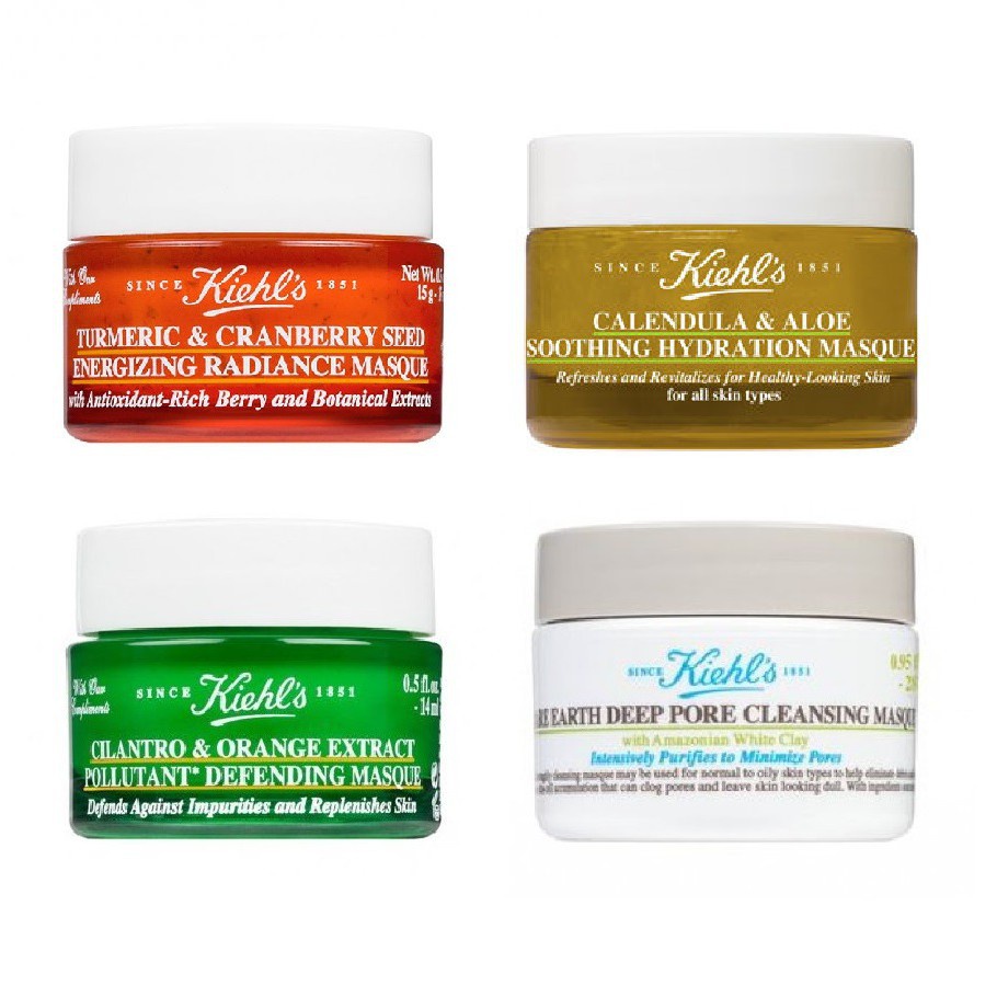 Kiehl's - minisize mặt nạ hoa cúc - mặt nạ bơ - mặt nạ ngò - nghệ - đất sét kiehl's 14ml