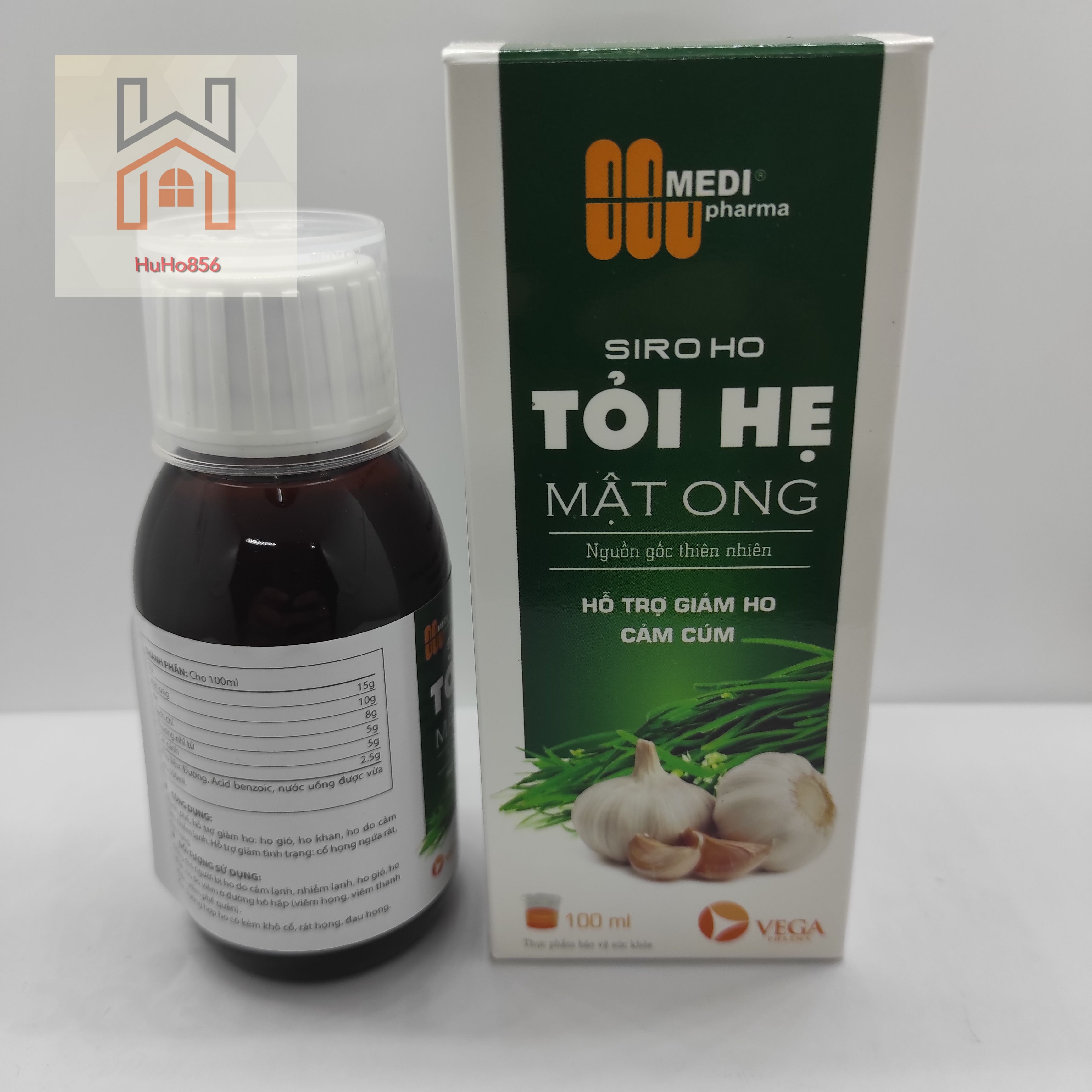Siro Ho Tỏi Hẹ Mật Ong