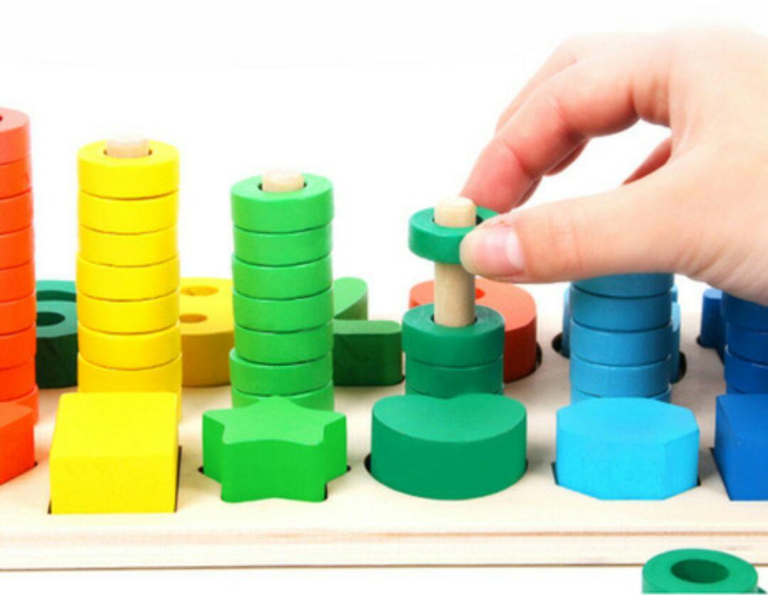 Móc Chùm Phơi Đồ Em Bé Phơi Quần Áo Gấp Gọn 32 Kẹp