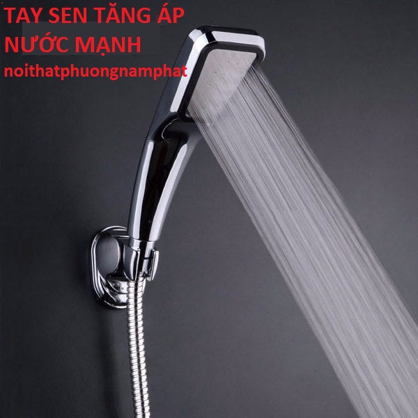 [HCM][TĂNG ÁP NƯỚC MẠNH] Tay Sen Tắm Vòi Hoa Sen TĂNG ÁP TS05 TAY SEN VUÔNG MẬP KHÔNG DÂY