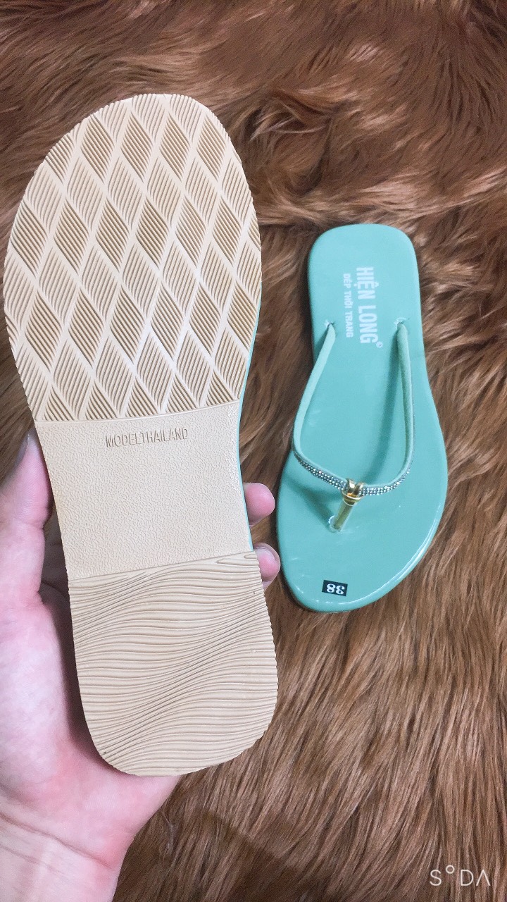 [HCM]DÉP KẸP QUAI MẢNH ĐÍNH ĐÁ 3 MÀU