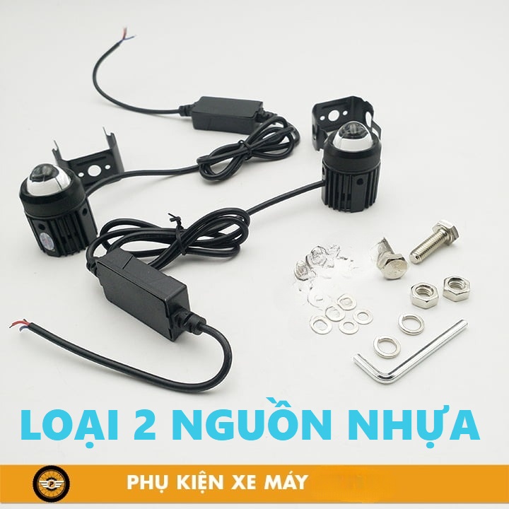 Đèn Trợ Sáng Bi Cầu Mini 2 Chế Độ Tặng Công Tắc Cos Pha ( 1 BÓNG + CÔNG TẮC )