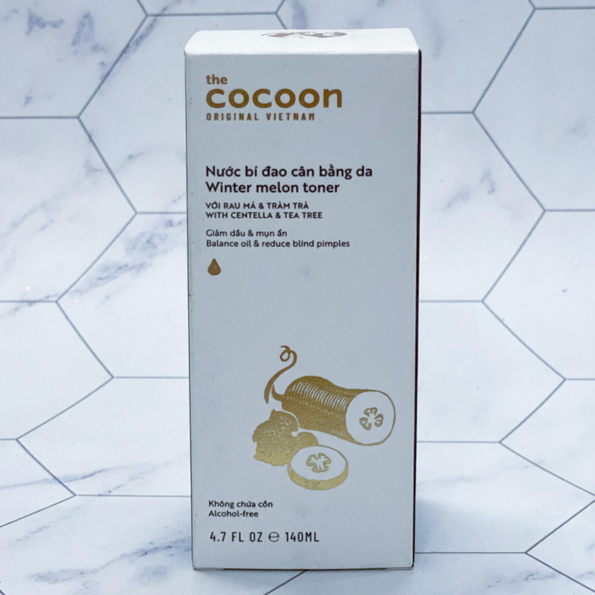 Nước bí đao cân bằng da Cocoon 140ml (Winter melon toner)