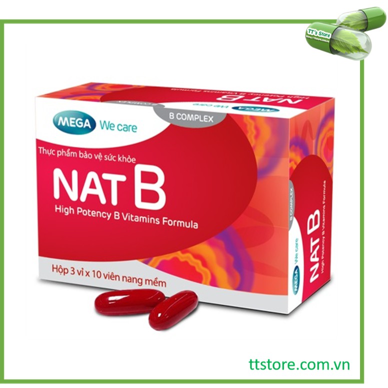 NAT B Mega We care (H/30 viên) [natb, nat b]