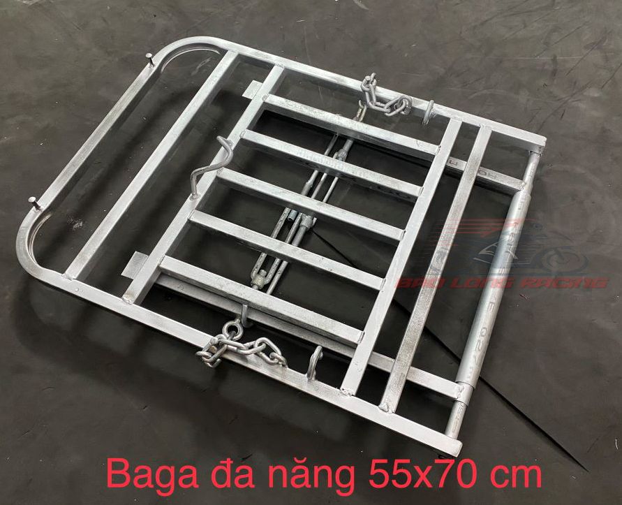 Baga chở hàng đa năng loại thép vuông gắn mọi loại xe máy