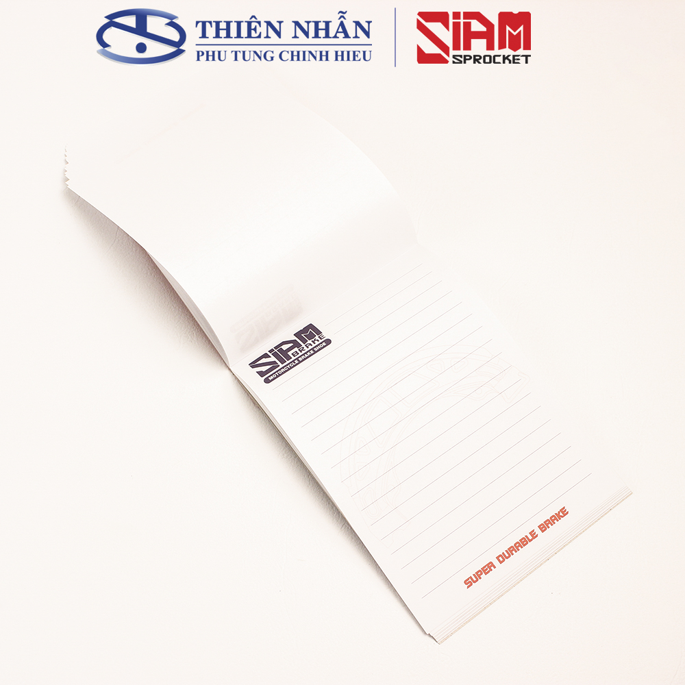 Số ghi chú SIAM Thái Lan (Hàng không bán - Chỉ tặng kèm khi mua các sản phẩm Siam)