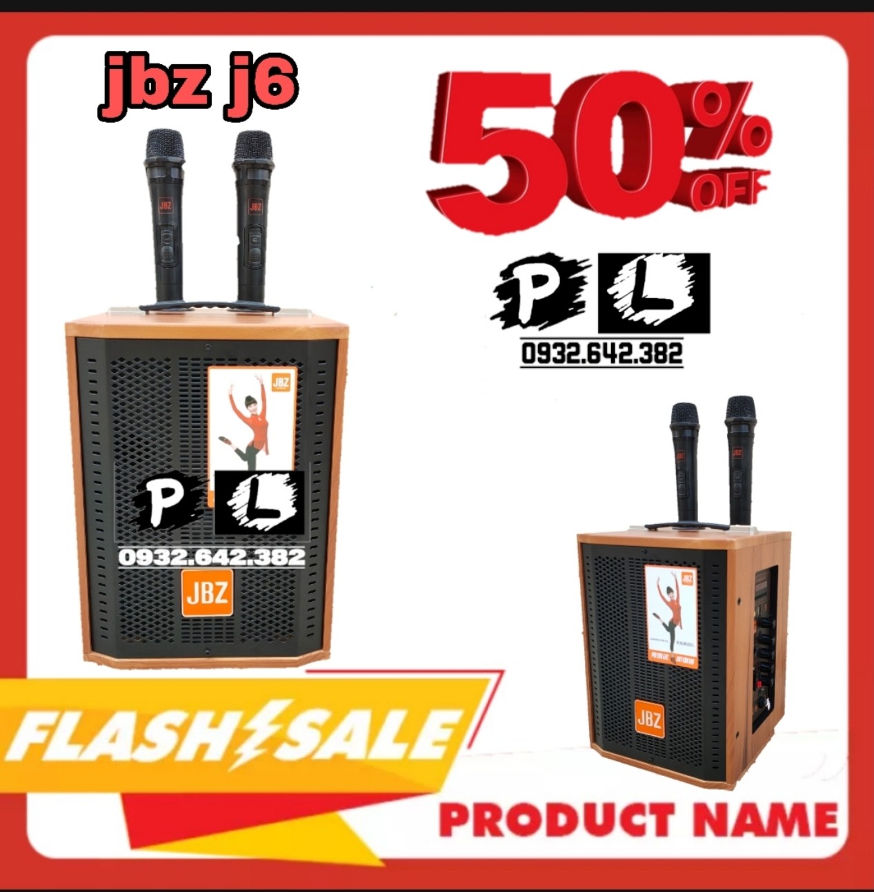 [HCM][XẢ KHO – GIÁ SỐC] Loa Kéo Di Động Loa Kéo JBZ J6 Loa Karaoke Mini Âm Thanh Cực Hay Nhỏ Gọn Tặn