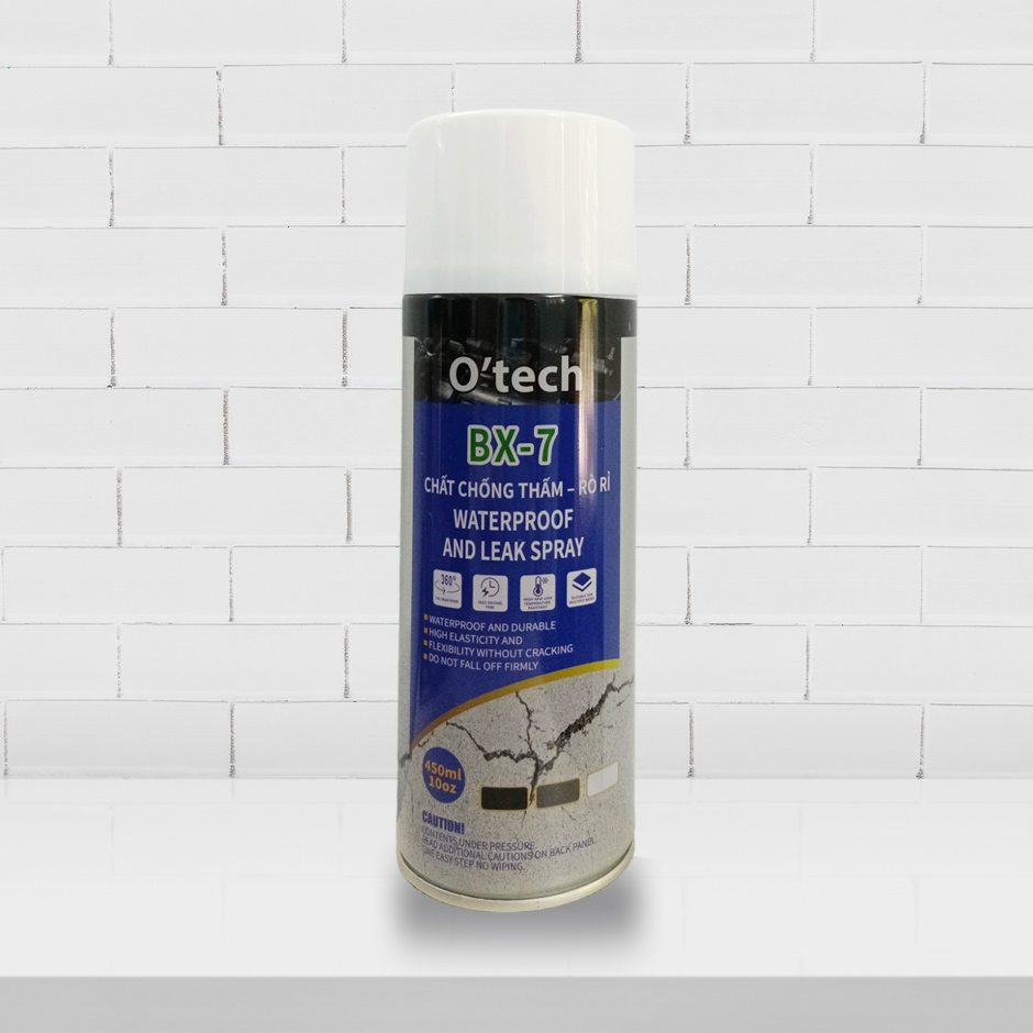 Bình xịt O'tech BX-7 Chất chống thấm - rò rỉ (450ml) Waterproof & Leak Spray