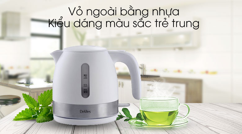 Bình siêu tốc Delites 1 lít ST10P01