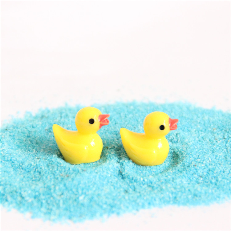 Phụ kiện trang trí bể cá mini vịt con mini