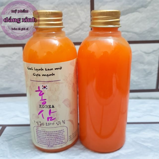 [HCM]Gel Lạnh Tan Mỡ Bụng .Đùi .Bắp Tay .Cấp Tốc Hàn Quốc