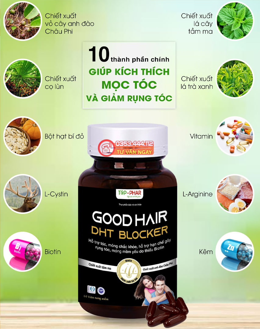 DHT BLOCKER GOOD HAIR MỌC TÓC - NGĂN RỤNG TÓC
