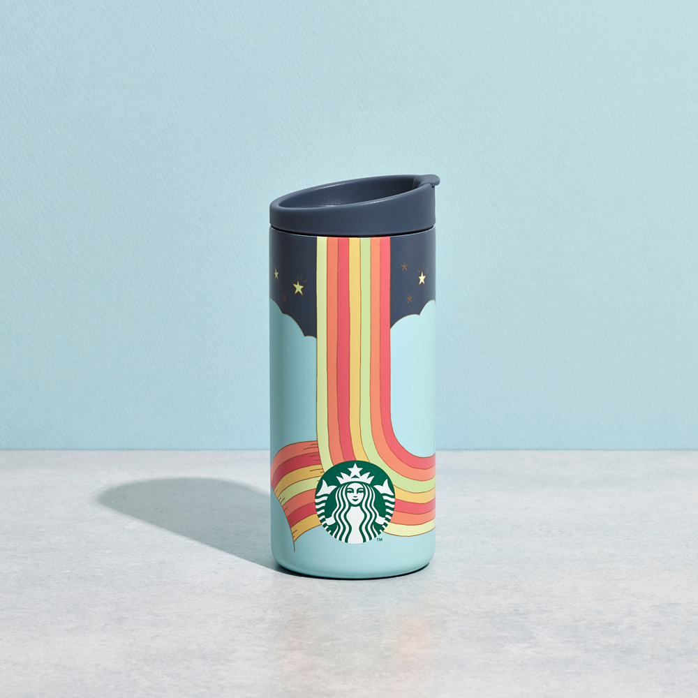 Bình giữ nhiệt Starbucks Rainbow Road 2021 12oz (354ml)