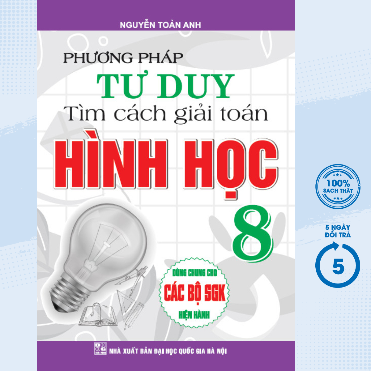 Sách - phương pháp tư duy tìm cách giải toán hình học 8 - ha - newshop