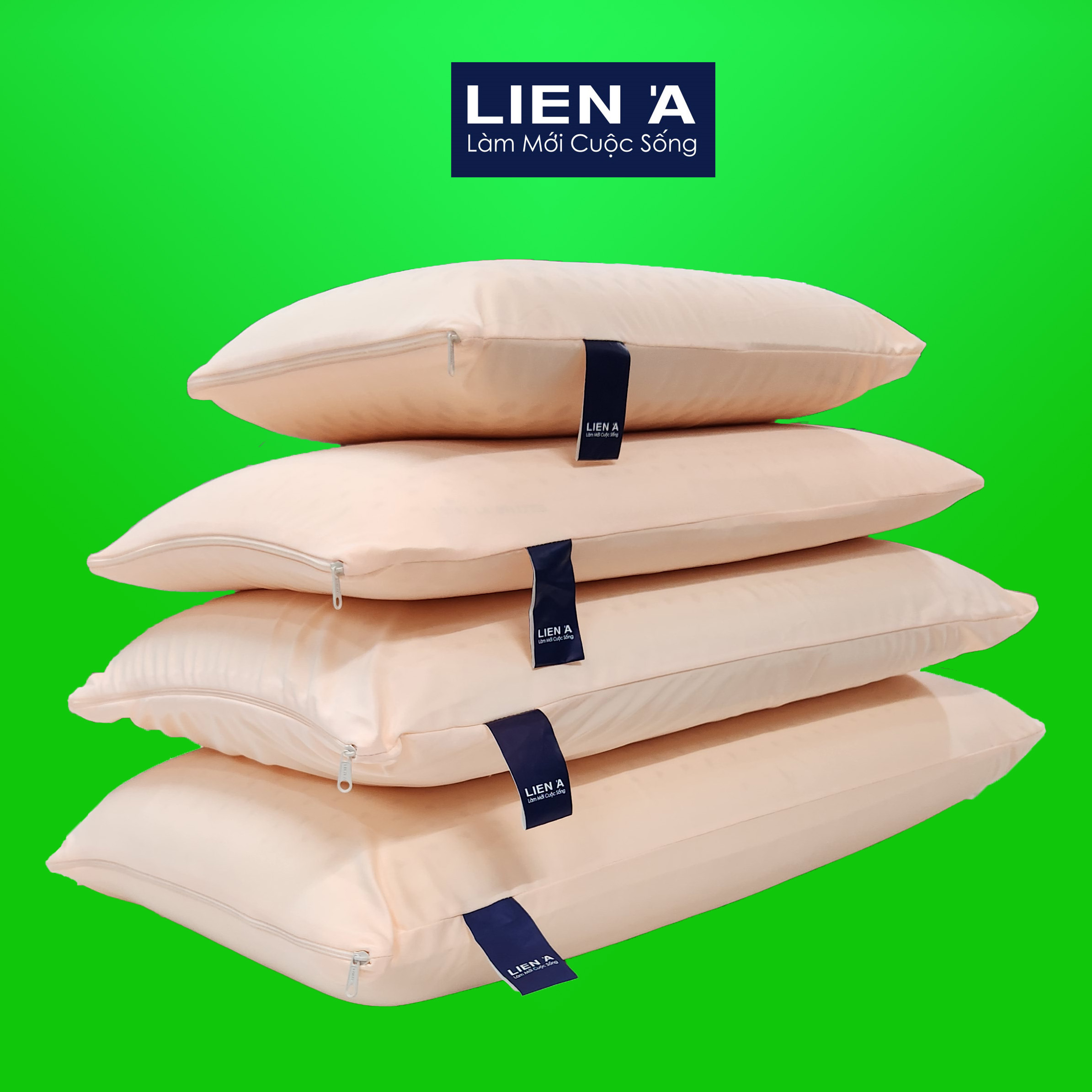 Gối Cao Su Liên Á Oval- CHÍNH HÃNG