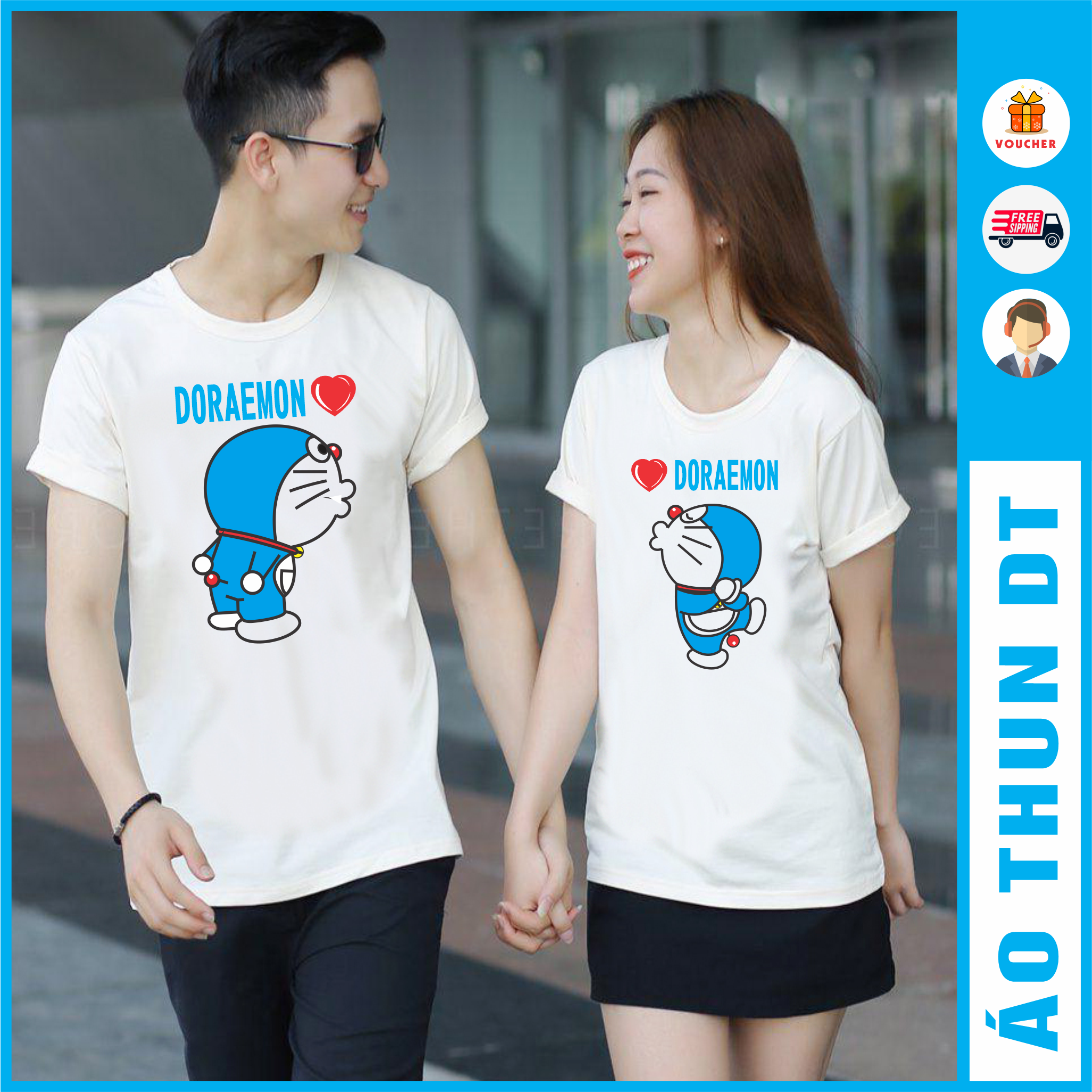 Áo đôi, in hình MÈO