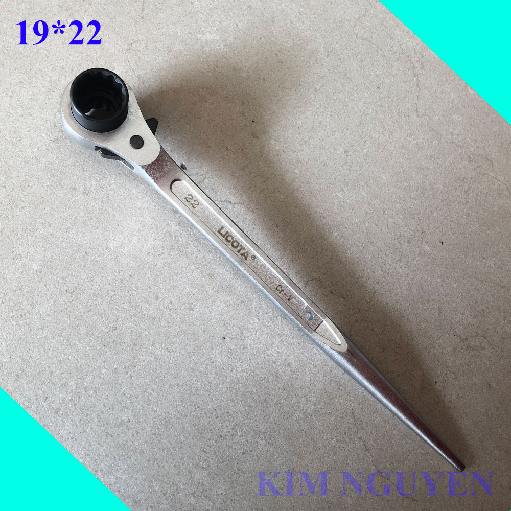 Cần mở tuýp đuôi chuột licota 19x22 mm - arw-40m1922