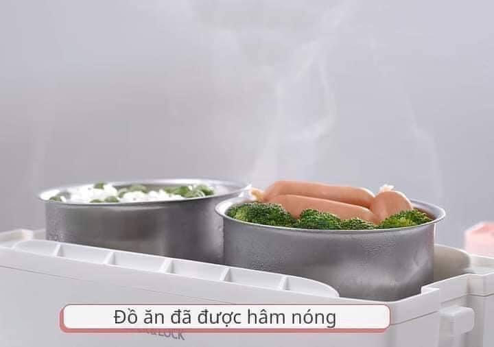 Bộ hộp cơm điện Lock&Lock EJR236WHT 1.7L