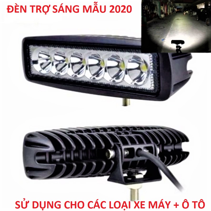 ĐÈN TRỢ SÁNG XE MÁY LED C6 MẪU MỚI SIÊU SÁNG , ĐÈN LED XE MÁY , ĐÈN PHA XE MÁY