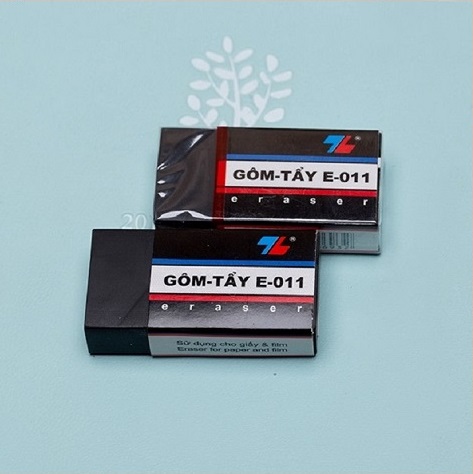 Gôm tẩy màu đen Thiên Long E-011