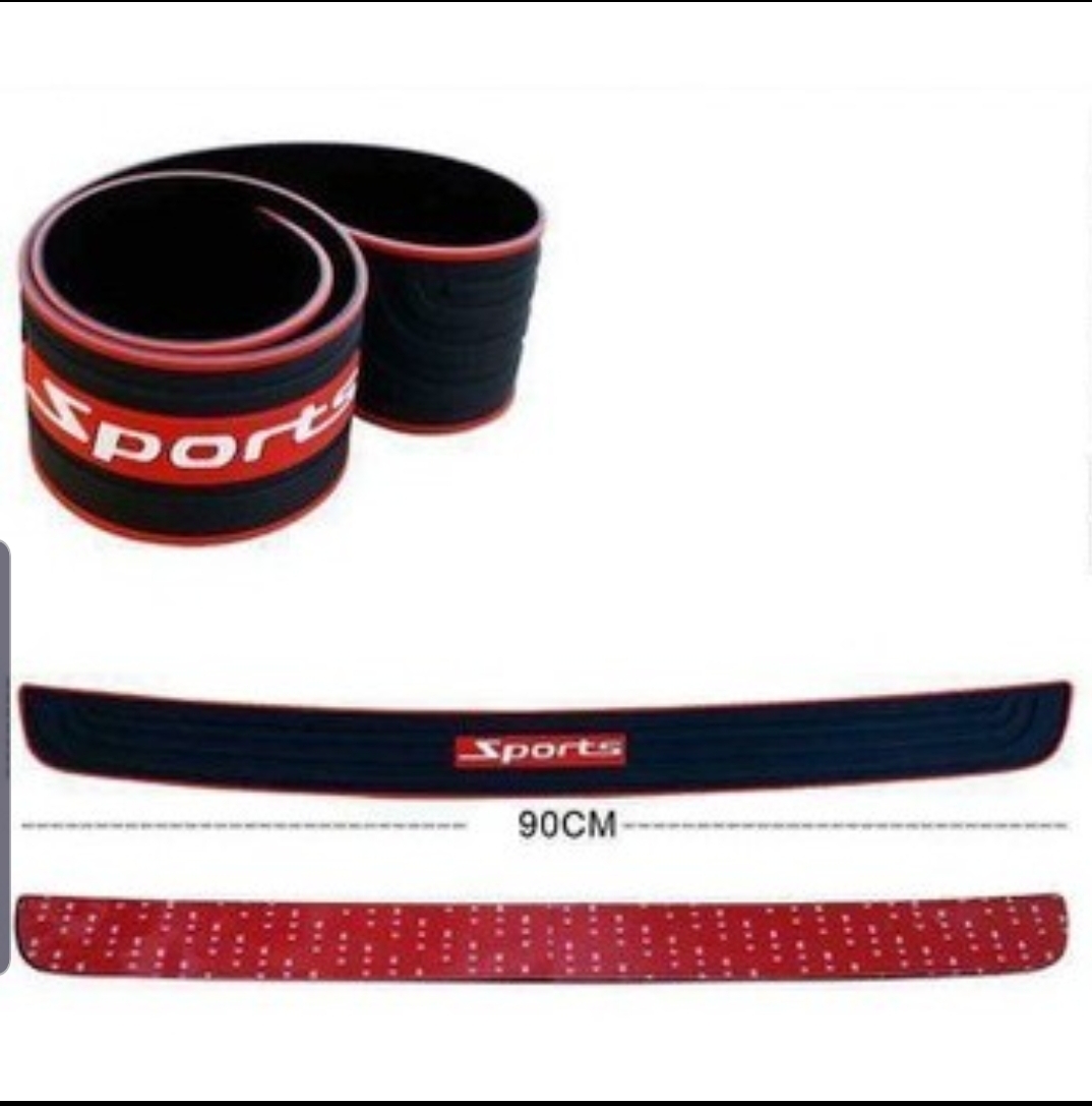 Miếng dán chống trầy xước cốp xe logo Sport