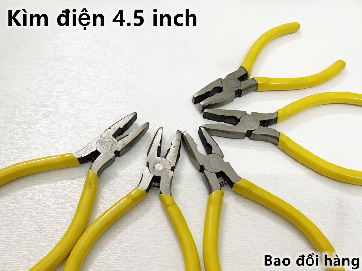 Kềm điện 4.5 inch combo 3