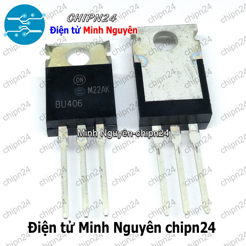 [2 con] (DT) Transistor BU406 TO-220 Hàng Tốt NPN 7A 200V Hàng Tốt - HH004324