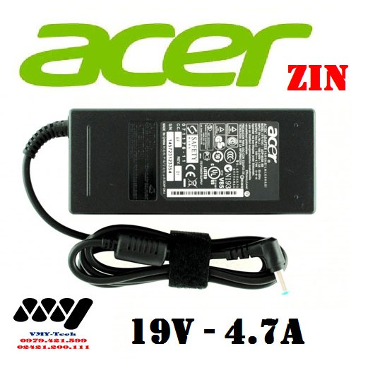 Sạc Laptop Acer tốt 19V – 4.74A – 90W (Adapter Acer ZIN)