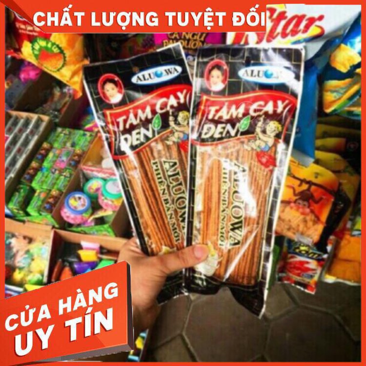 Combo 10 Gói Tăm Cay Đen vị cay đặc biệt
