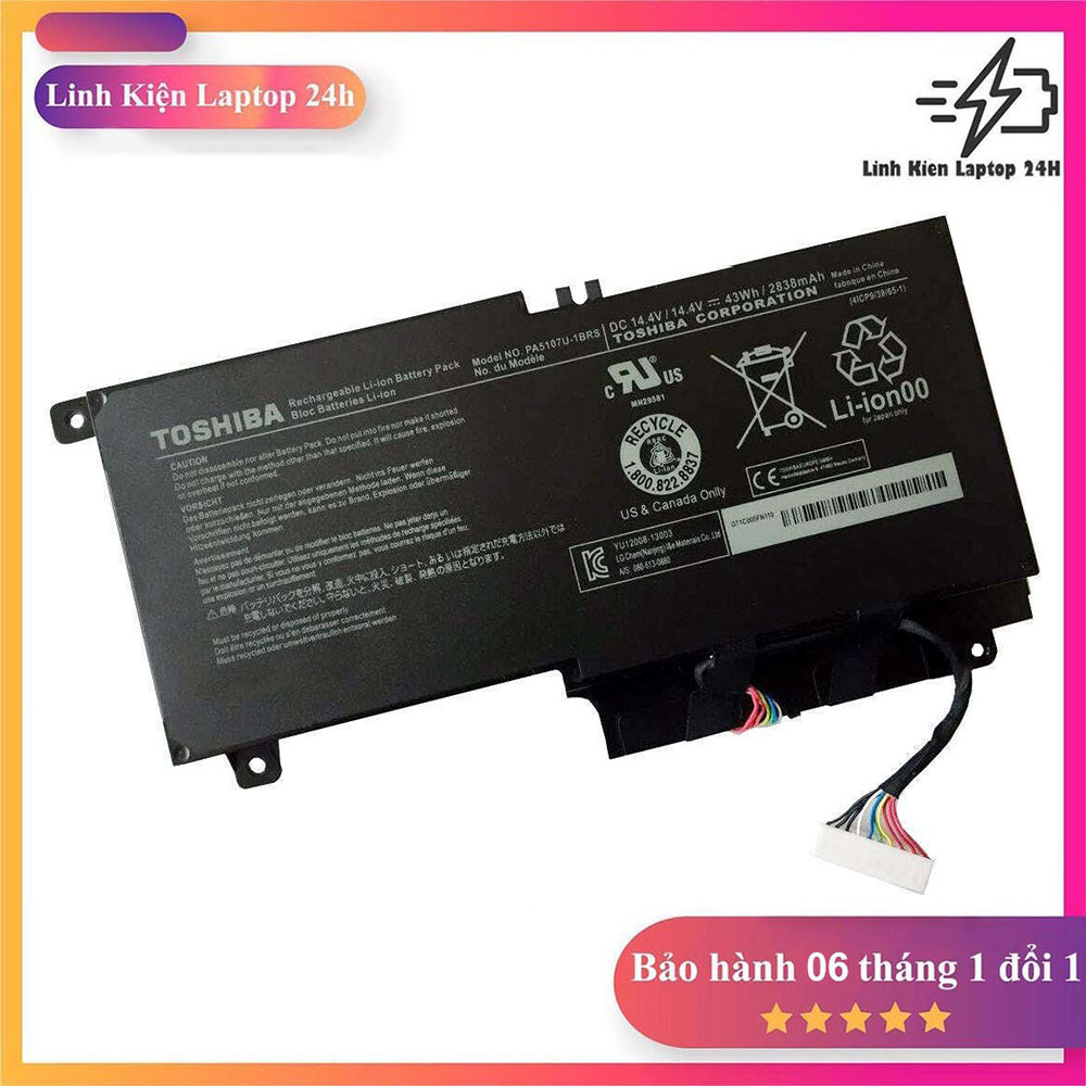 Pin laptop toshiba satellite l40 l45d l50 s50 s50a s55 p50 p50-a p55 p55t p55w l55 l55t pa5107u-1brs