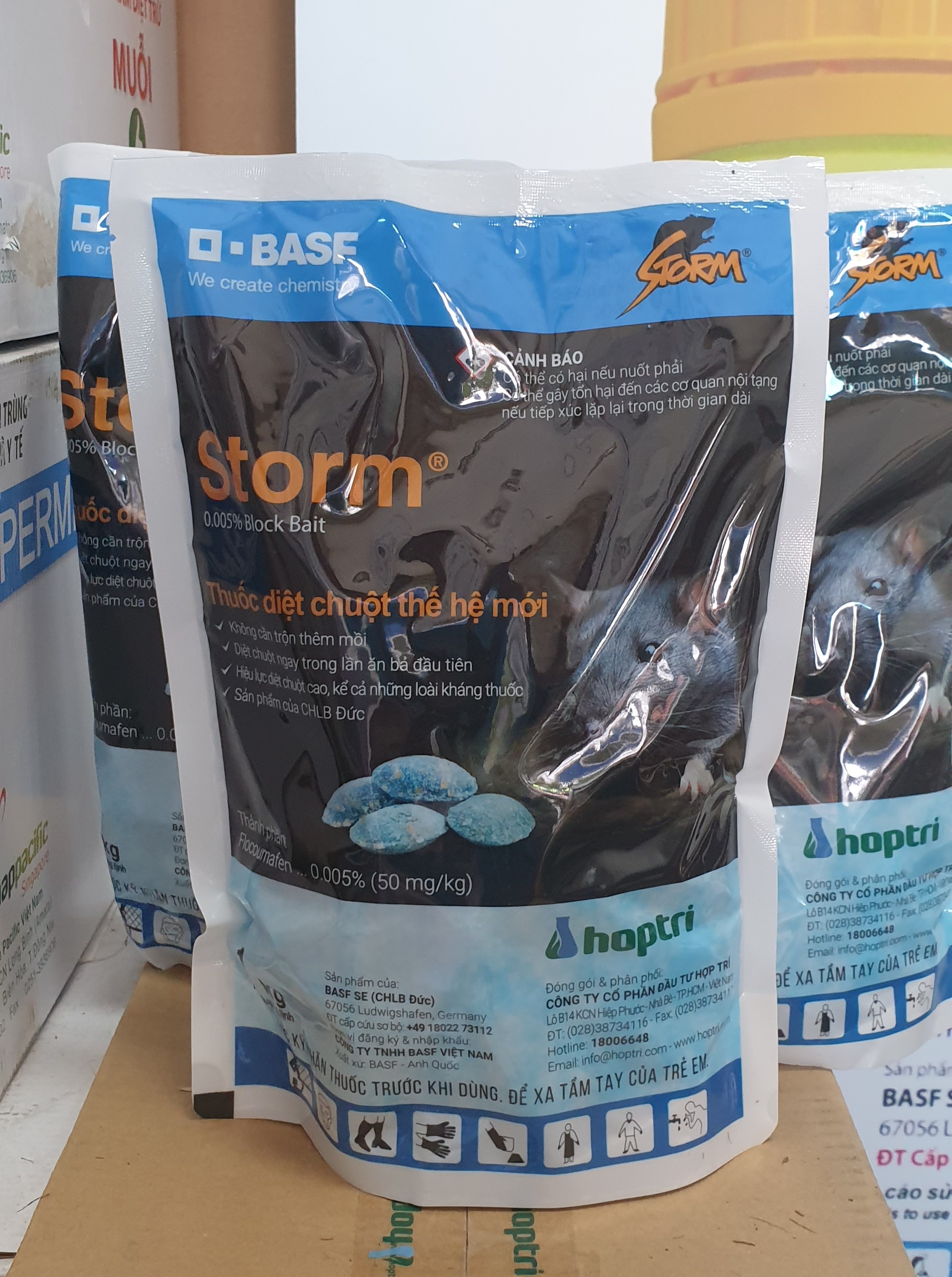 THUỐC DIỆT CHUỘT THẾ HỆ MỚI STORM GÓI 1KG