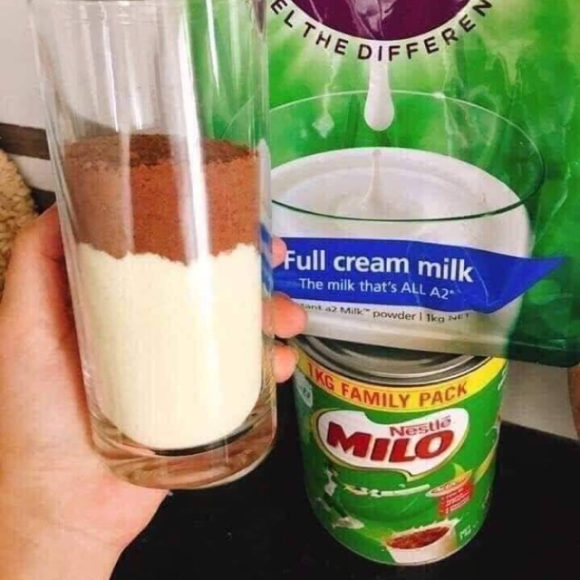 Combo Sữa Milo và A2 Nguyễn Kem Úc
