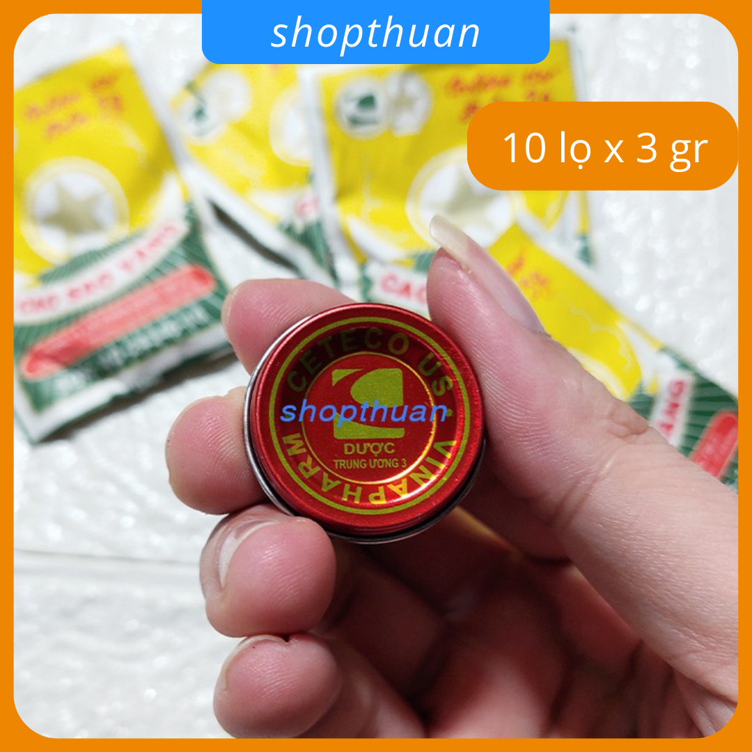 Combo 10 lọ Cao sao vàng TW3 lọ 3gr