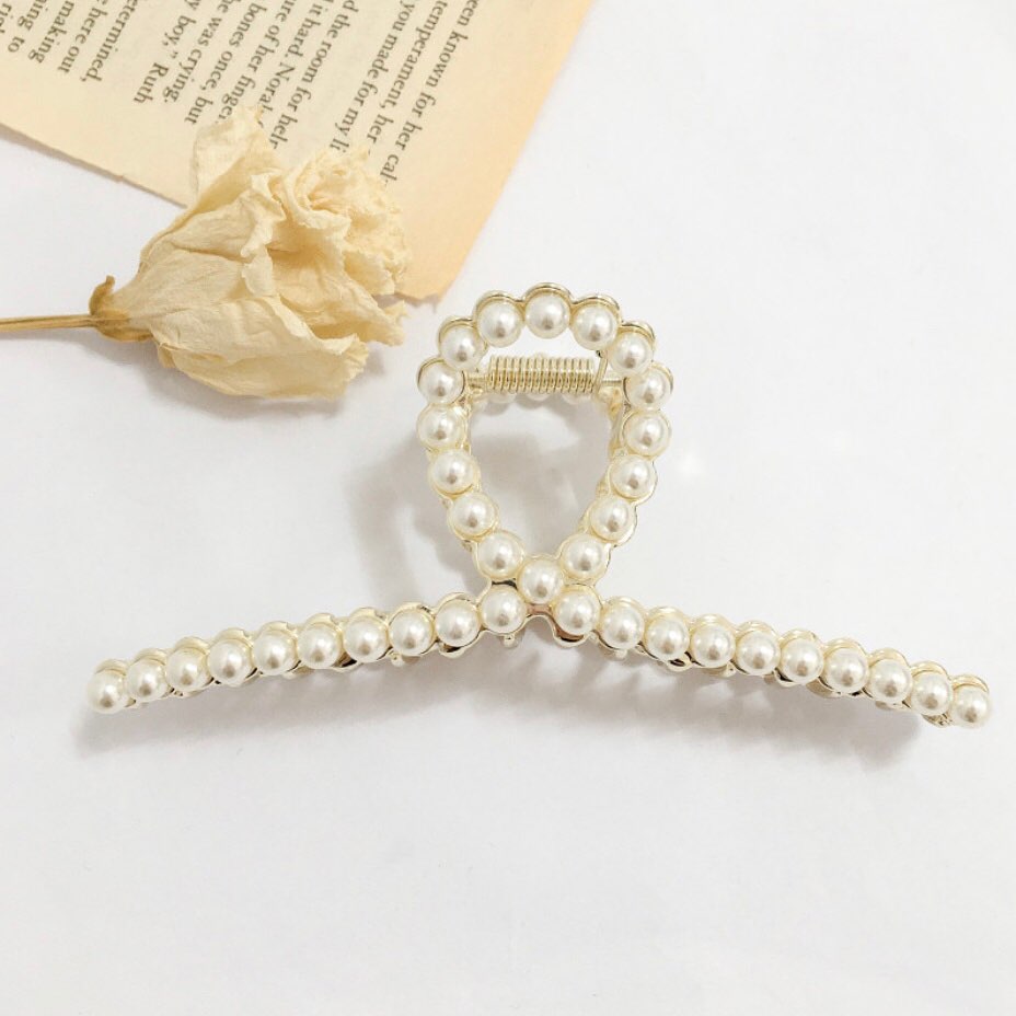 Kẹp tóc lovely pearl Hàn Quốc Korea