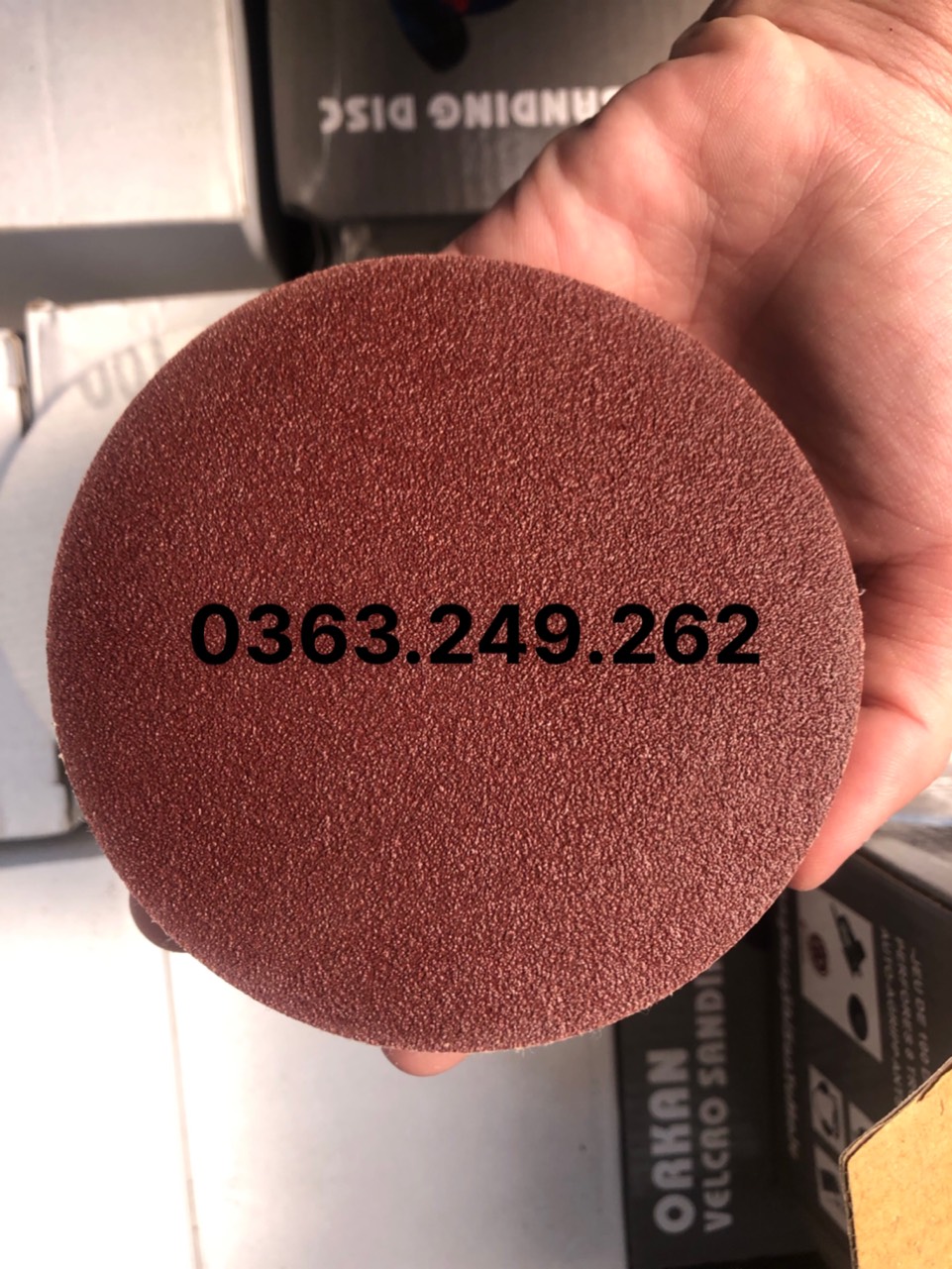10 tờ nhám tròn phi 100mm đủ số