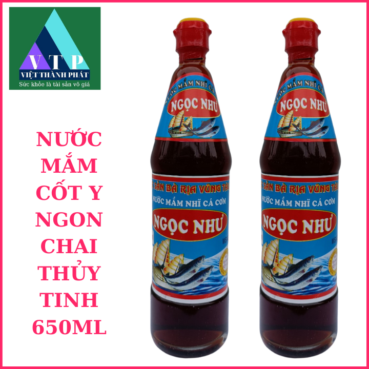 HCM Nước mắm NHỈ CỐT Y NGON CAO ĐẠM cá cơm TRUYỀN THỐNG - Chai 650ml