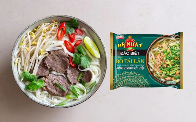 Thùng 30 gói phở bò tái lăn Đệ Nhất Acecook